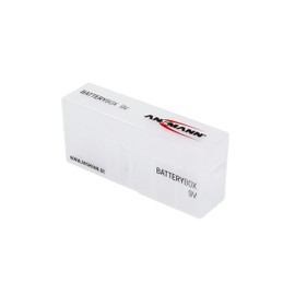 ANSMANN Battery Case for 6x 9V Rechargeable Batteries - Batterybox Storage Case for Transport & Protection (1-Pack)
