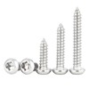 Qrity 25 Pieces M6 x 60 mm Self-Tapping Screw, Torx