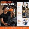 Cordless Battle Ropes with Adjustable Weight & Ropeless Battle Ropes