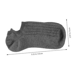 COLLBATH 4 Pairs Non Slip Summer Silica Gel Socks for Men Breathable Invisible Low Cut Mesh Ankle Socks Soft Cotton Blend Colors Dark Khaki Beige Black Gray