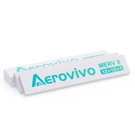 AErovivo 12x12x1 Air Filter Refills, 4 Pack MERV 8 Refills Only for AErovivo Reusable ABS Frame (Not Included)