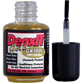 CAIG Laboratories CAIG DeoxIT GOLD GX100L-2DB-UV Brush Bottle 7.4 ml