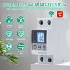 63A WiFi Switch with Surge Protection Overcurrent Smart Meter Switch