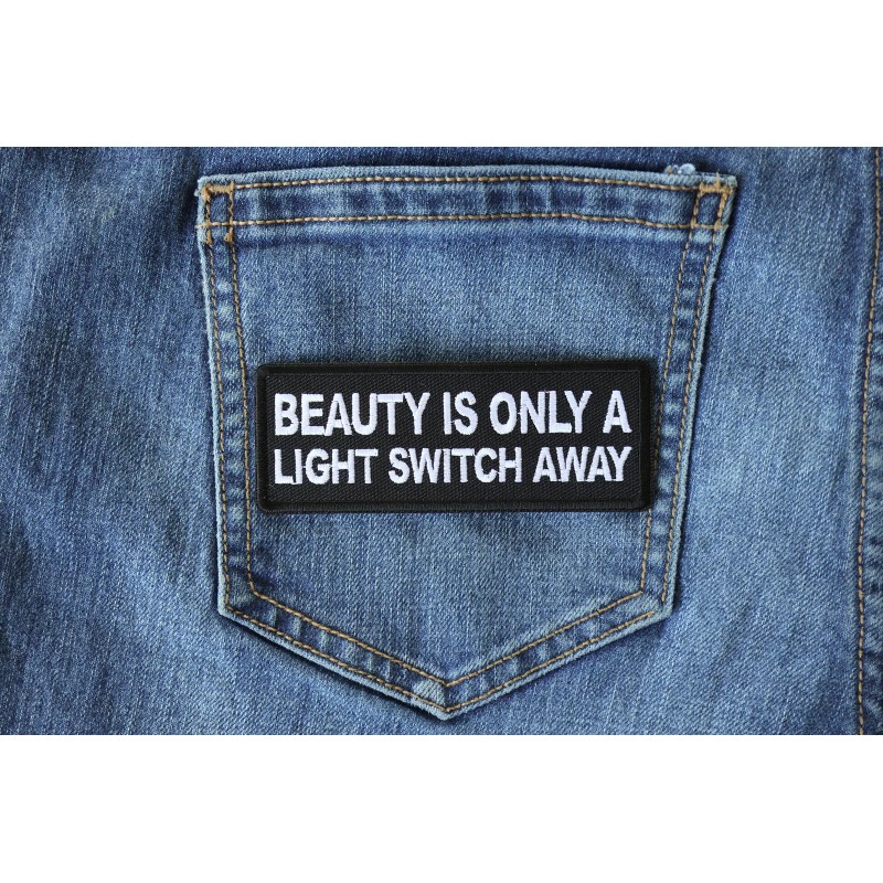 Ivamis Beauty is Only a Light Switch Away Patch- 4x1.5