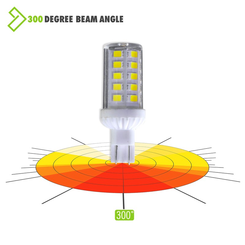 Leisure LED 2 Pack RV LED Light Bulbs 450LM Cool