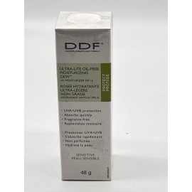 DDF Ultra Lite Oil Free Moisturizing Dew SPF 15 Sensitive 1.7 OZ NWOB Exp/3/13