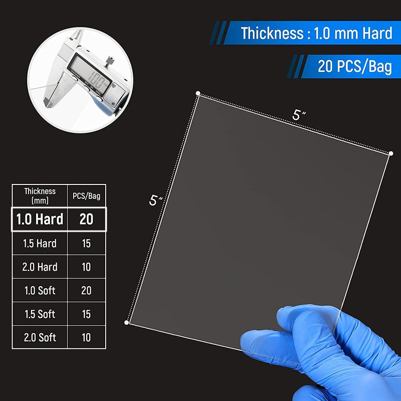 Dental Lab Rail Thermoforming Material for Vacuum Forming Soft Hard