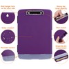 ZCZN Plastic Clipboard with Storage, A4 Clipboard Folder with Separate