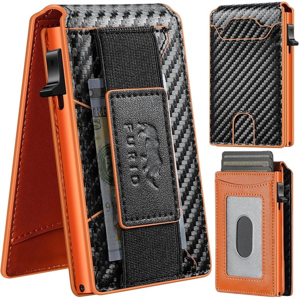 furid Minimalist Wallet for Mens Slim: Men's Pop up Wallet