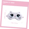 Baluue Cartoon Cat Eye Mask Sleeping Blindfold Comfortable Breathable Material