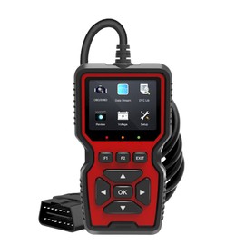 Outzone V519 OBD2 Escáner de visualización a color con certificación CE, actualización imprimible, compatible con 10 idiomas para autos, detector de fallos, herramienta de diagnóstico automotriz,
