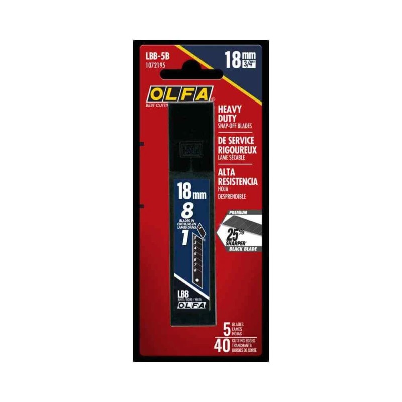 Olfa LBB-50B (Item 9069) Steel Snap Blades, 110mm OAL, 50
