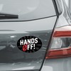 Magnet Me Up Hands Off Protest Car Magnet - 4x6