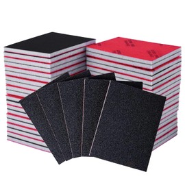 22 Pcs Sanding Sponge 120-3000 Grit Sandpaper Assortment, Washable & Reusable Sanding Blocks for Wood, Metal, Drywall, Glazing, Wet Dry Sandpaper for Smooth Finishing