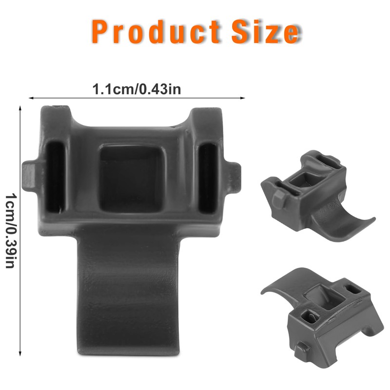 Blum 38C315B3 Blumotion 86 Degree Angle Restriction Hinge Clip, Nylon