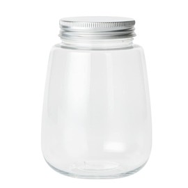 Restaurantware Bottle Tek 12 Ounce Juice Bottles 100 Round Empty Plastic Bottles - Disposable With Aluminum Lids Clear Plastic Juice Containers For Juicing For Tea Smoothies Or Cocktails