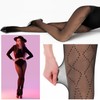Jeere 8 Pairs Women's Sheer Tights & Sparkly Fishnet Black