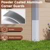 BJADE'S Aluminum Siding Corners Metal Corner Guards for Vinyl Siding,Outside
