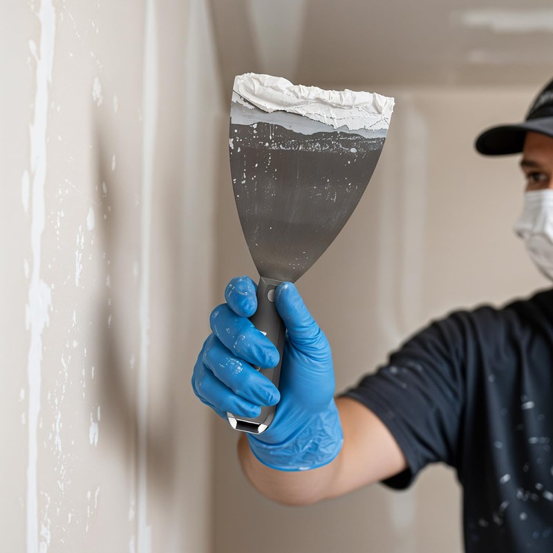 MARKSON Putty Knife 4", Scraper Tool Stainless Steel Blade, Paint