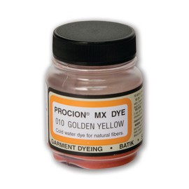 Jacquard Procion Mx Dye - Undisputed King of Tie Dye Powder - Golden Yellow - 2/3 Oz - Cold Water Fiber Reactive Dye Made in USA