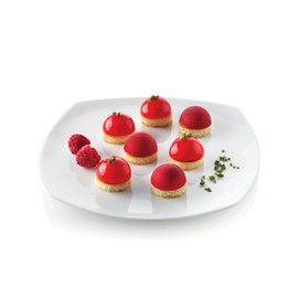 Silikomart 20.005.00.0065 Mould Half-Sphere 40mm, Terracotta