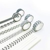 YUBBAEX 10 Rolls Black & White Washi Tape Set Basic