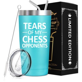 SpenMeta Chess Gifts - Tears of My Chess Opponents - Best Gifts for Chess Lovers - 20 Oz Chess Player Tumbler