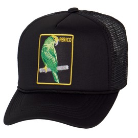 TOP HEADWEAR Men's Animal Trucker Hat - Snapback Farm Cap, Perico Parakeet