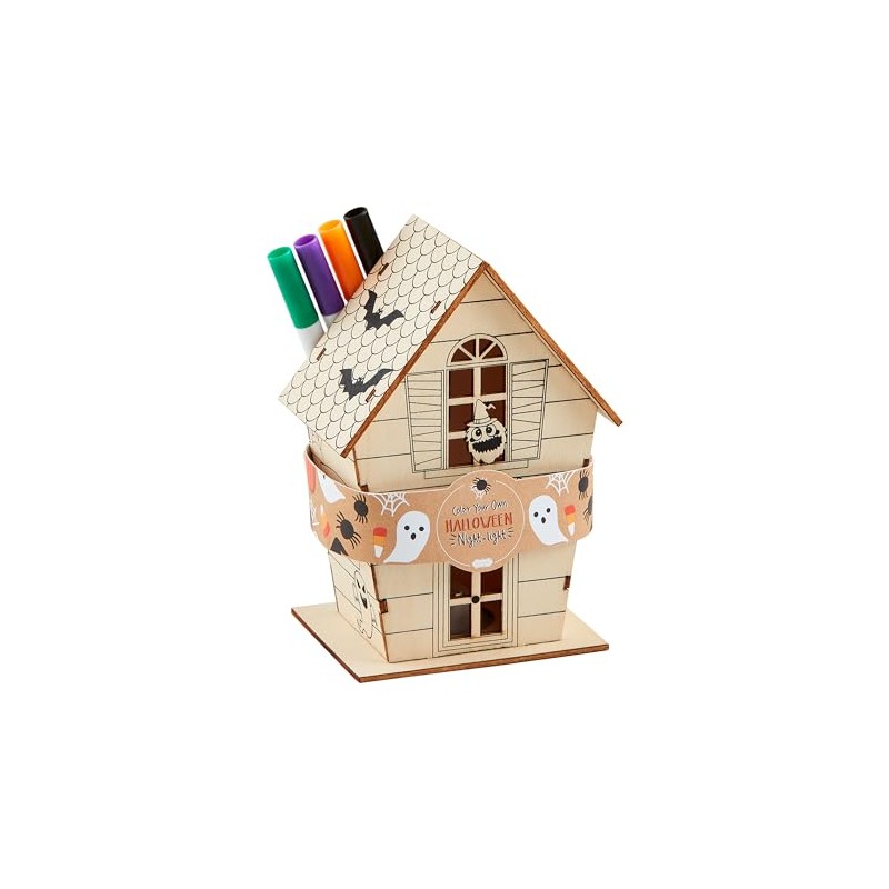 Mud Pie Children's DIY Light Up Kit, House
