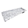 White Slate Stone Rock Cast Aluminum Metal Downspout Gutter 24