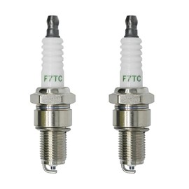 2Pcs F7TC Spark Plug Replacement for GX120 GX160 GX200 GX240 GX270 GX340 GX390 GCV160 GCV190, Sparkplugs for 4-Stroke Engine Generator Lawnmower Chainsaw Tractor Water Pump Go Kart Rototiller