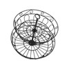 Fruit Basket Black Iron European Style Double Layer Fruit Storage
