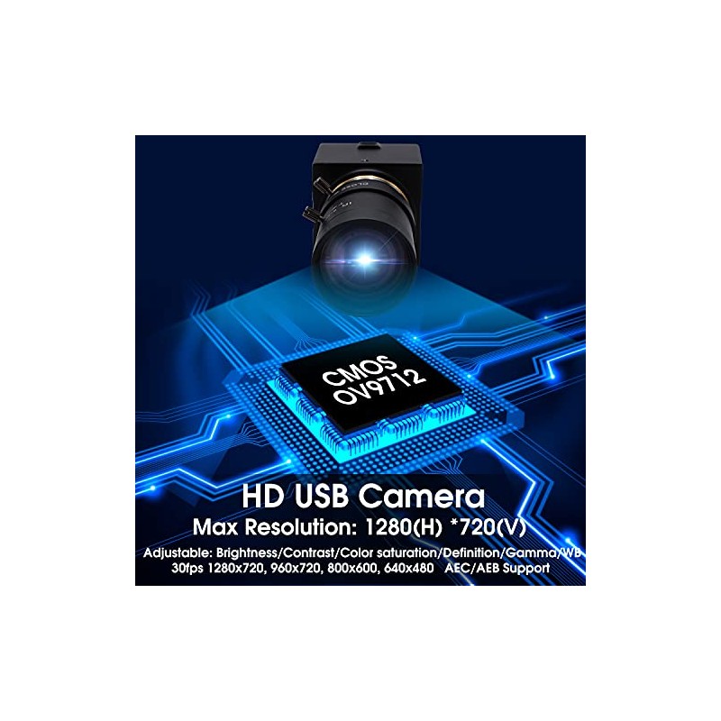 SVPRO Teleobjetivo cámara web compatible con Mac, cámara USB de
