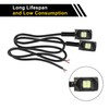 REPAIROCK 2 Pcs License Plate Light 12V LED Tag Lamp