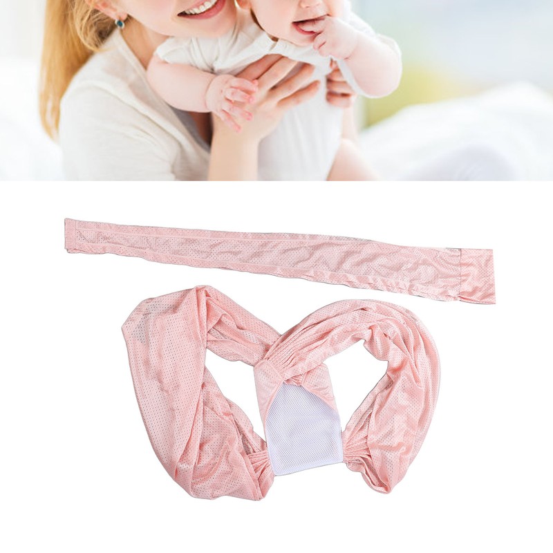 Baby Wrap Strap L Size Pink Portable Stretchy Baby Carrier