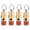M METERXITY 4-Pack Air Compressor Pressure Release Safety Valve, 1/4"