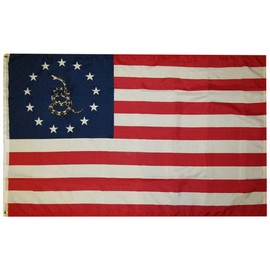 Trade Winds 3x5 Betsy Ross Gadsden 100D Woven Poly Nylon Flag 3'x5' Banner Grommets Heavy Duty (RUF)