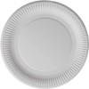 aaksh 555 Strong Paper Plates,23cm (100pcs) Party Plates for Hot