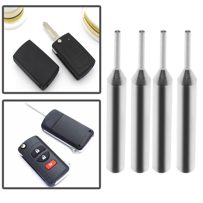 eMagTech 4PCS Car Remote Key Blade Removal Pin 1.42mm 1.57mm