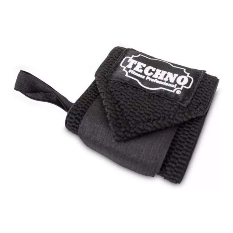 Techno Muñequeras + Rodilleras + Straps Pack Gym Para Pesas