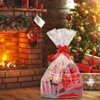 Awpeye Clear Basket Bags 20Pack Large Cellophane Gift Bags for