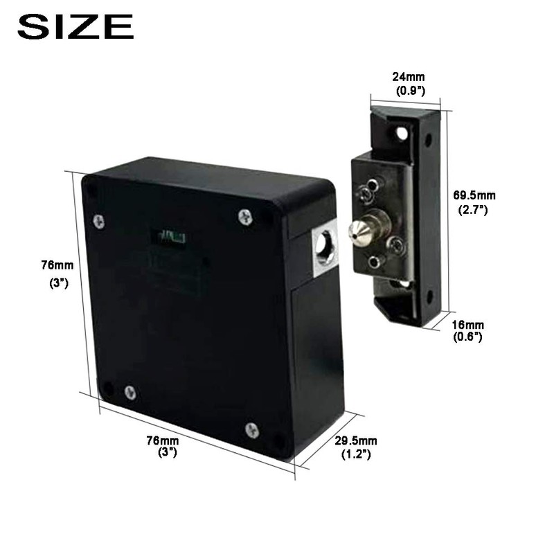 WOOCH RFID Lock Electronic Cabinet Lock, Hidden DIY Lock with