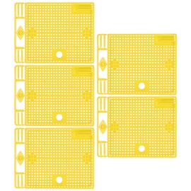 5Pcs Reusable Queen Bee Isolator Portable Queen Introducing Cage Beekeeping ToolsYellow