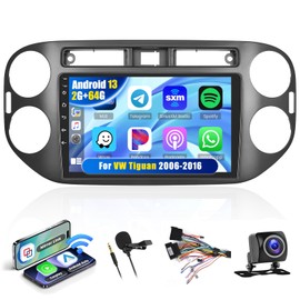 Realdio Android Car Stereo for VW Tiguan 2006 2007 2008 2009 2010 2011 2012 2013 2014 2015 2016 (LHD) with CarPlay Android Auto 26UI 2GB+64GB