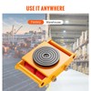 VEVOR 4pcs 8T Machinery Skate Dolly, 17637lbs Machinery Moving Skate,