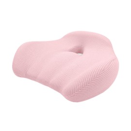 Perfeclan Memory Foam Seat Cushion Support Gaming Chair Travel Home Butt Pad Thickened Anti Slip Ergonomic, Seat Cushion Sitting Pad, Pink