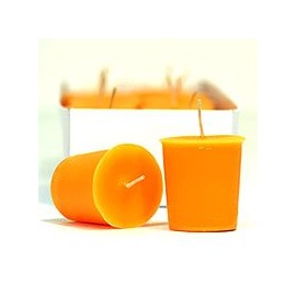 KYS Pack of 2 Boxes Orange Twist Votive Candles for Weddings, Home & Event Decoration, Relaxation, Made in US