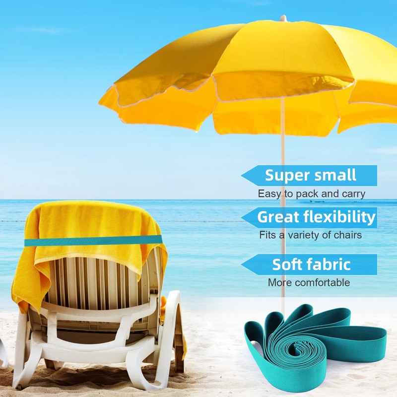 The Better Towel Chair Clips (4 Pack) - Turquoise Beach