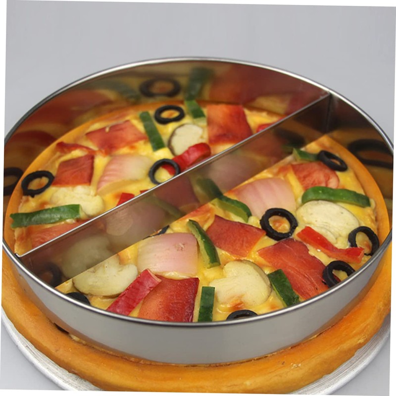 Ciieeo 3pcs Stainless Steel Pizza Saucing Ring Baking Tool for