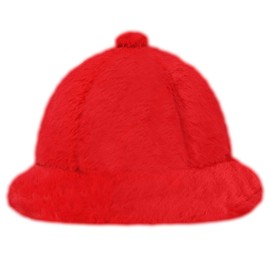 Kangol Men's Faux Fur Casual Cap, Scarlet, M